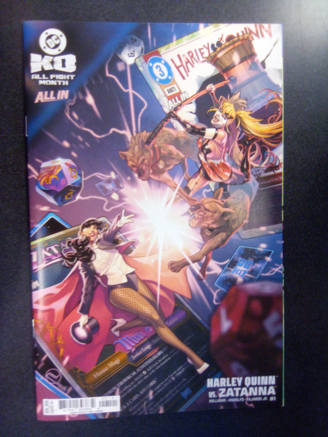 DC K.O. Harley Quinn vs Zatanna #1 Cover C Jamal Campbell Variant