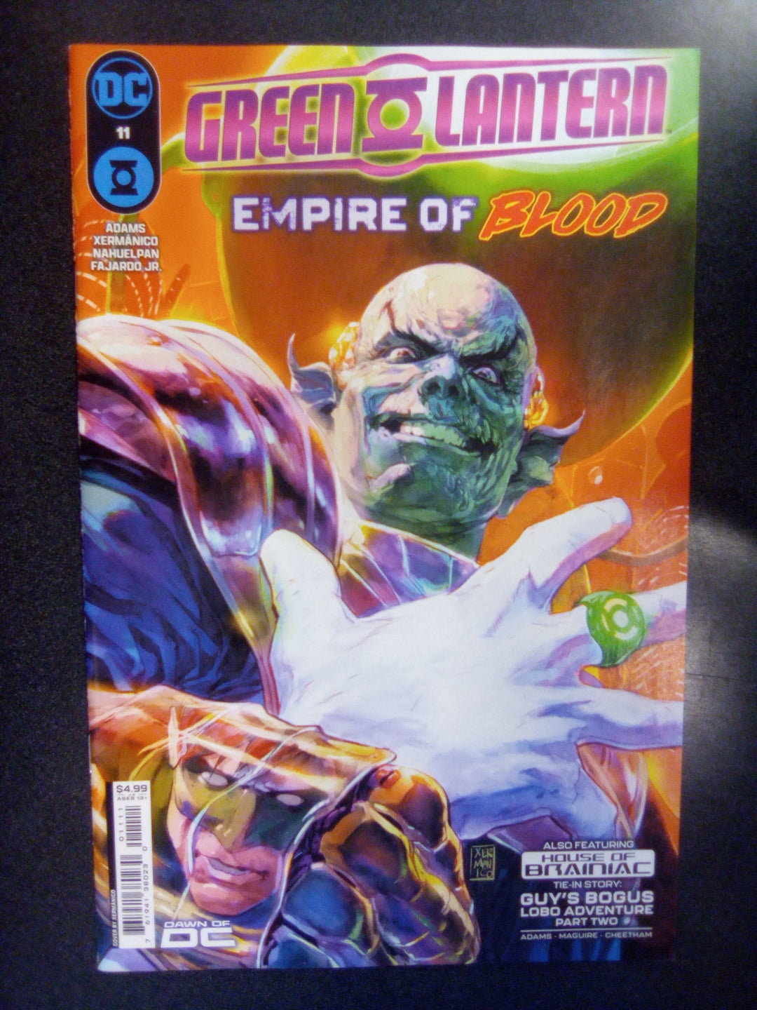 Green Lantern #11 Cover A Xermanico (House Of Brainiac)