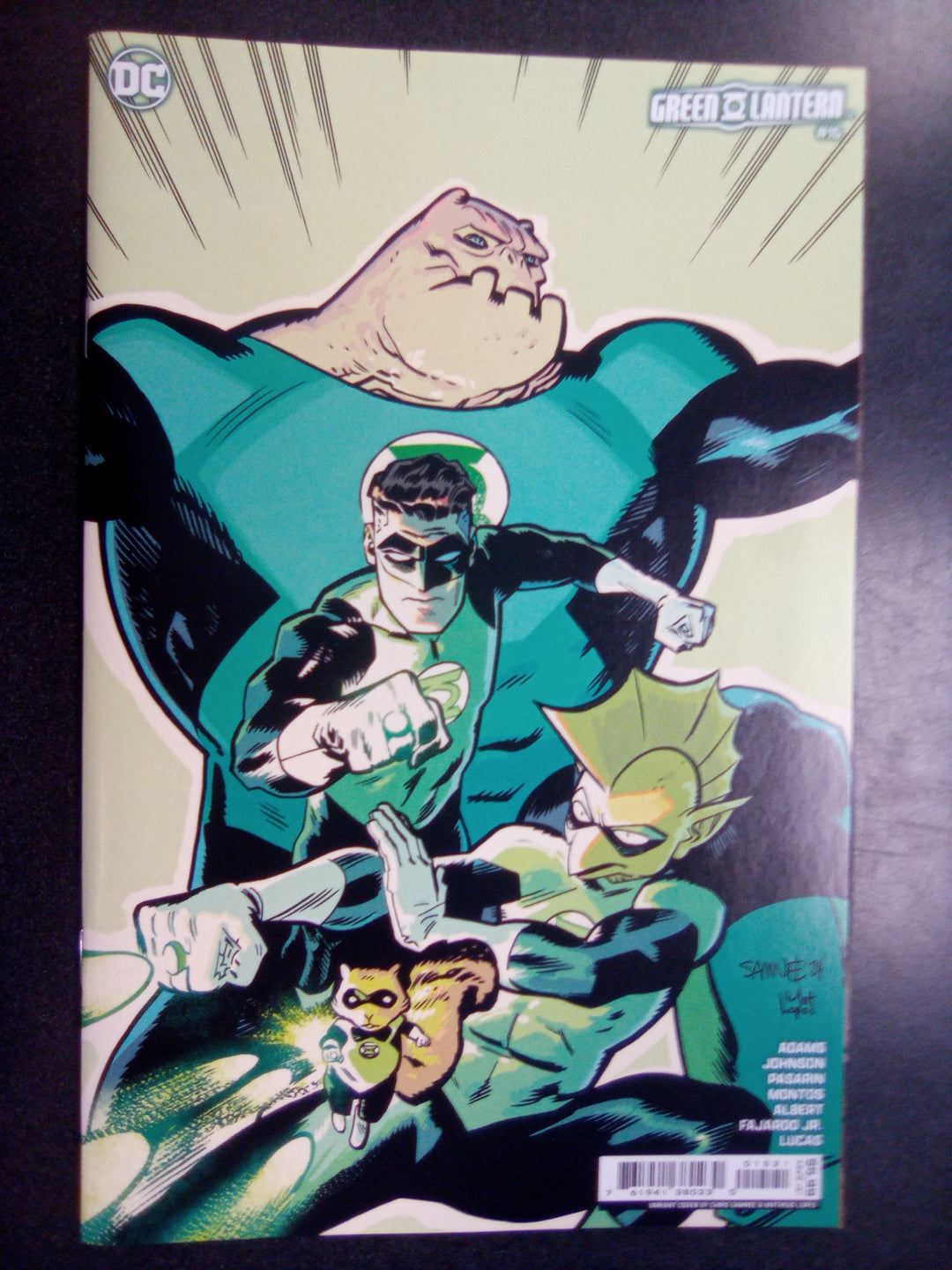 Green Lantern #15 Cover B Chris Samnee Card Stock Variant (Absolute Power)
