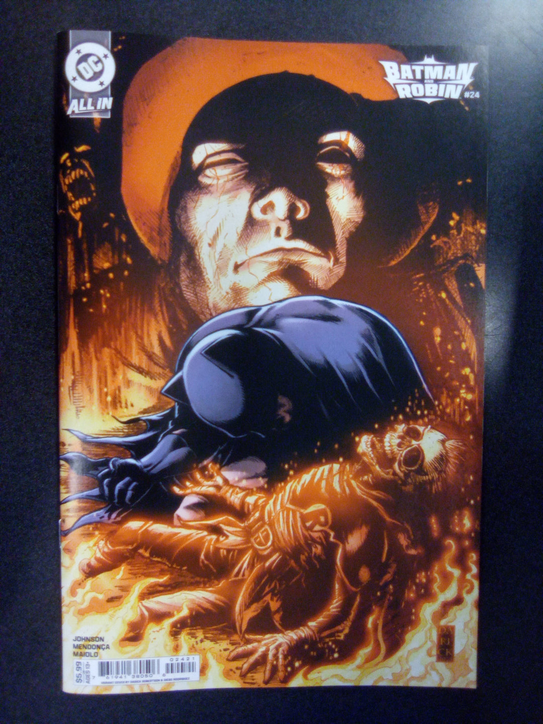 Batman And Robin #24 Cover B Darick Robertson Card Stock Variant