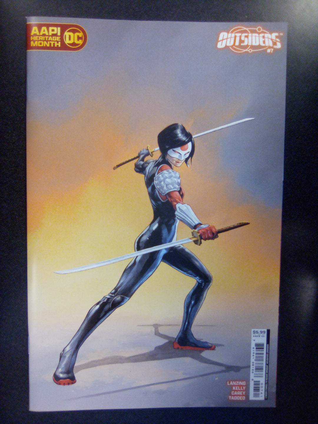 Outsiders #7 Cover C Jerome Opena & Tomeu Morey Katana Aapi Month Card Stock Variant