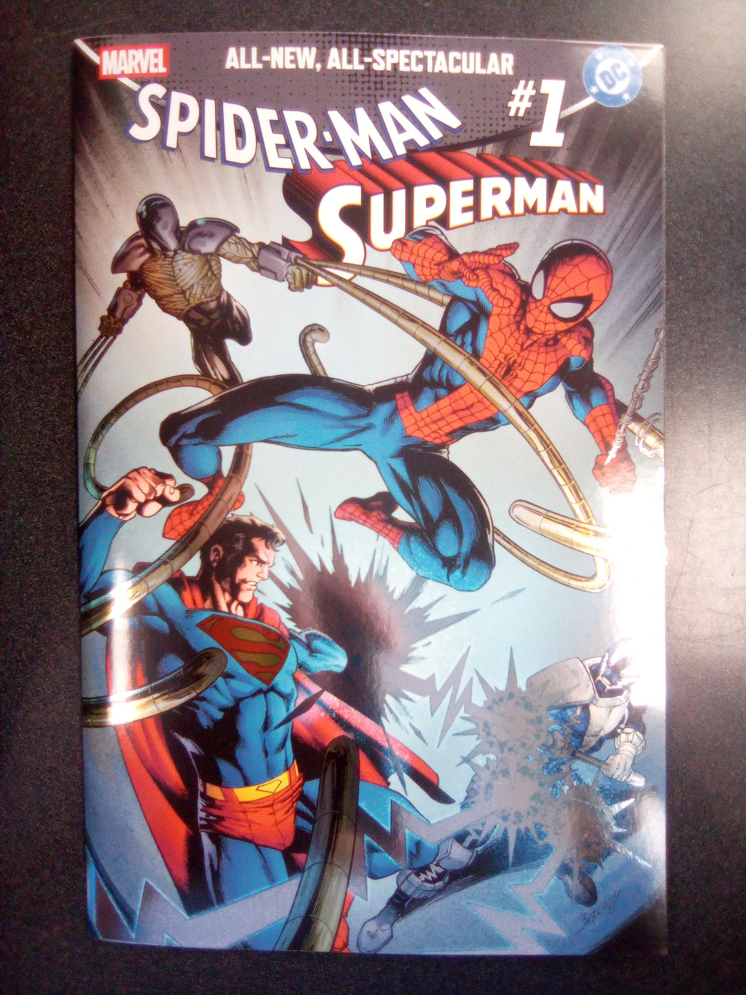 Marvel/DC: Spider-Man/Superman #1 Mark Bagley Foil Variant