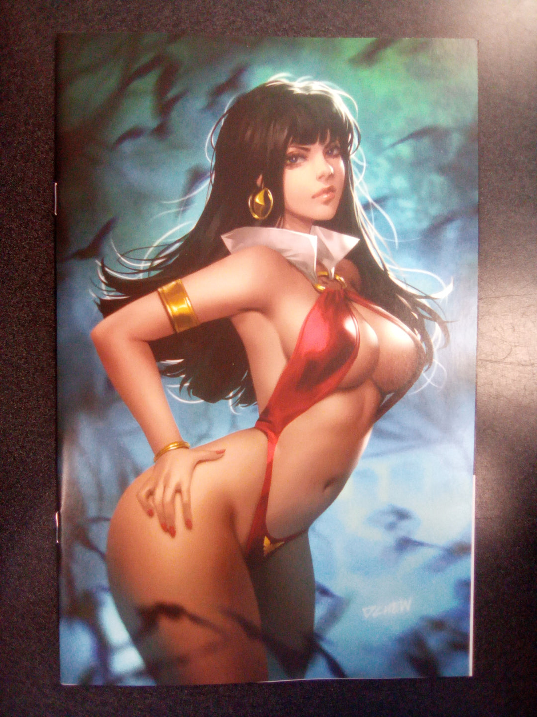 Vampirella (2026) #1 Cover K 1:15 Derrick Chew Full Art Variant