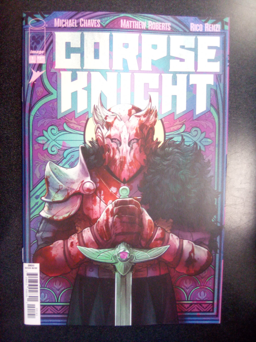 Corpse Knight #1 Cover D 1:25 Nimit Malavia Stained Glass Variant