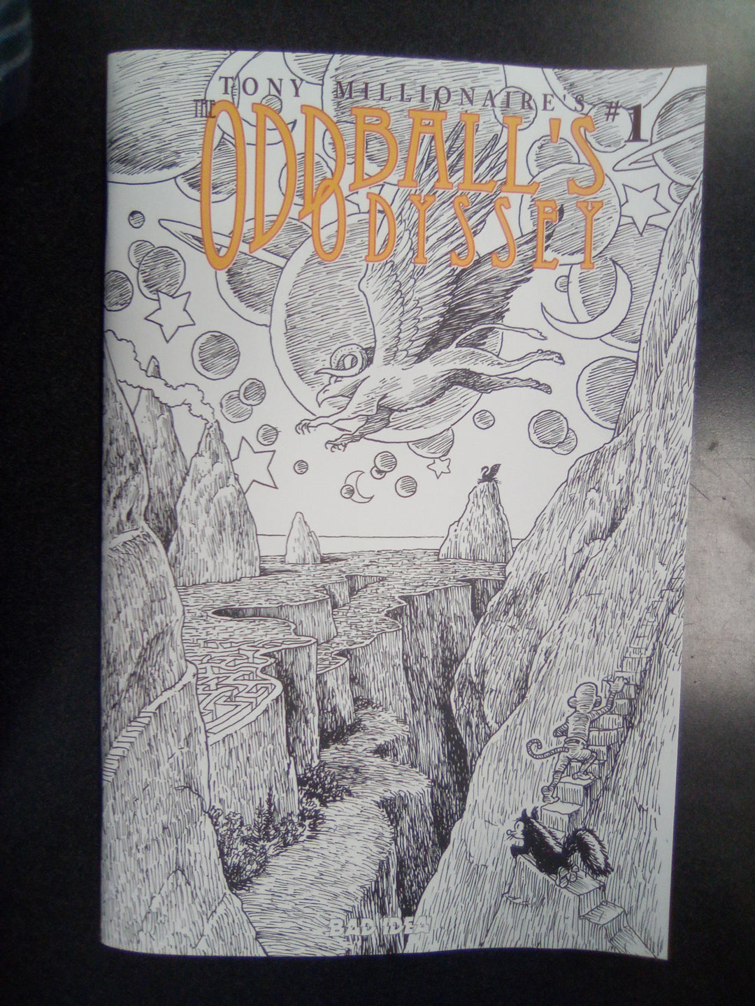 Oddballs Odyssey #1 (One Shot) Cover F Inc 1:20 Tony Millionaire Black & White Variant