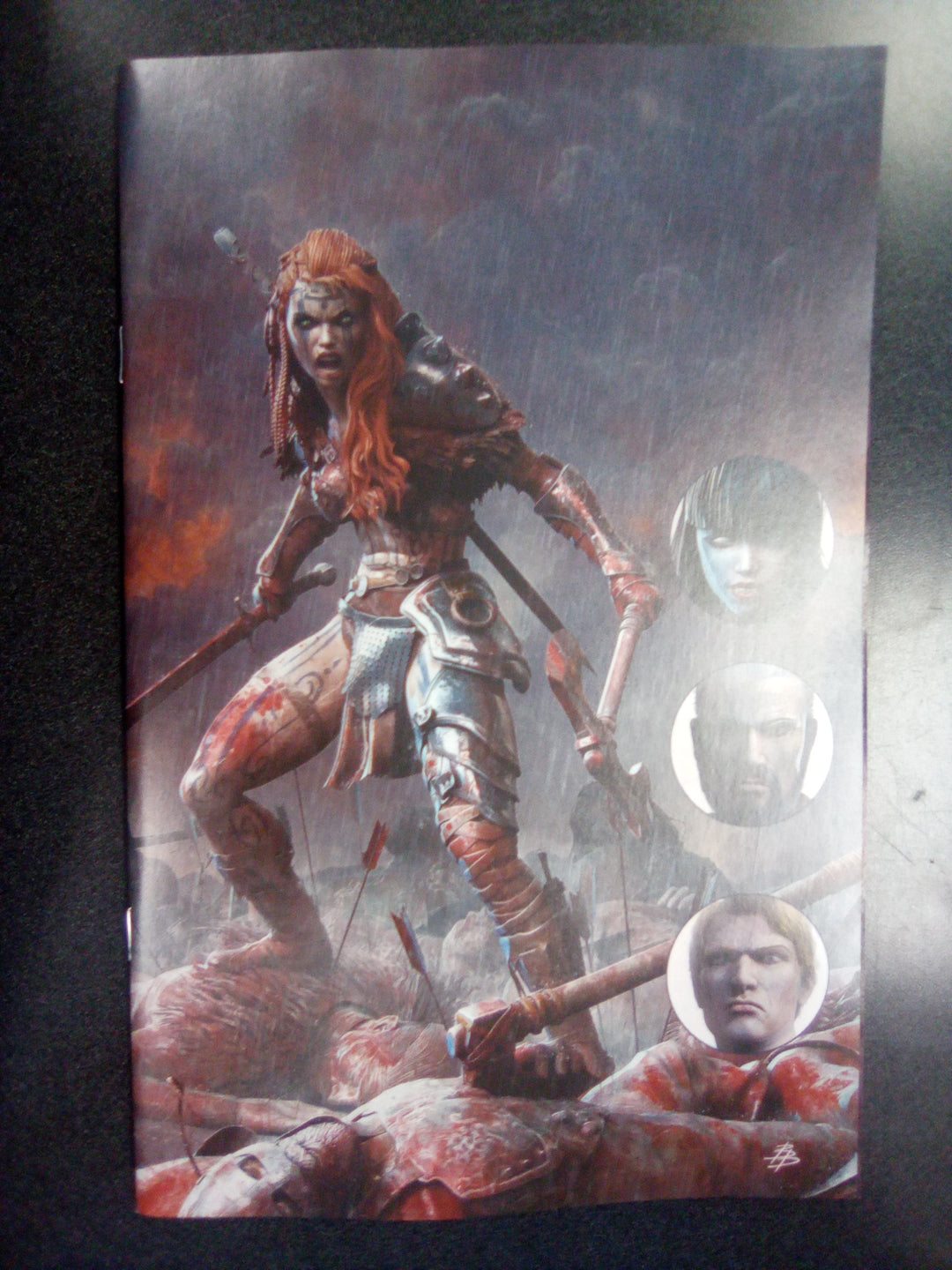 Giant Sized Savage Tales (One Shot) Cover K 1:15 Bjorn Barends Red Sonja Full Art Variant