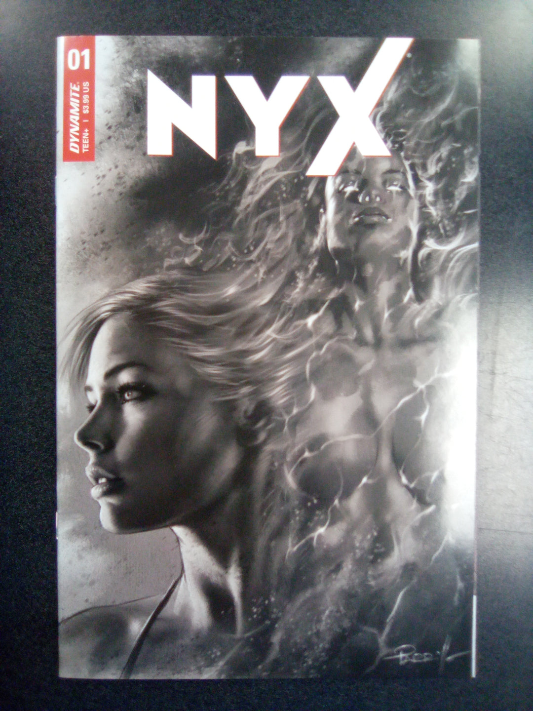 Nyx #1 (2021) Cover I Parrillo B&W Variant