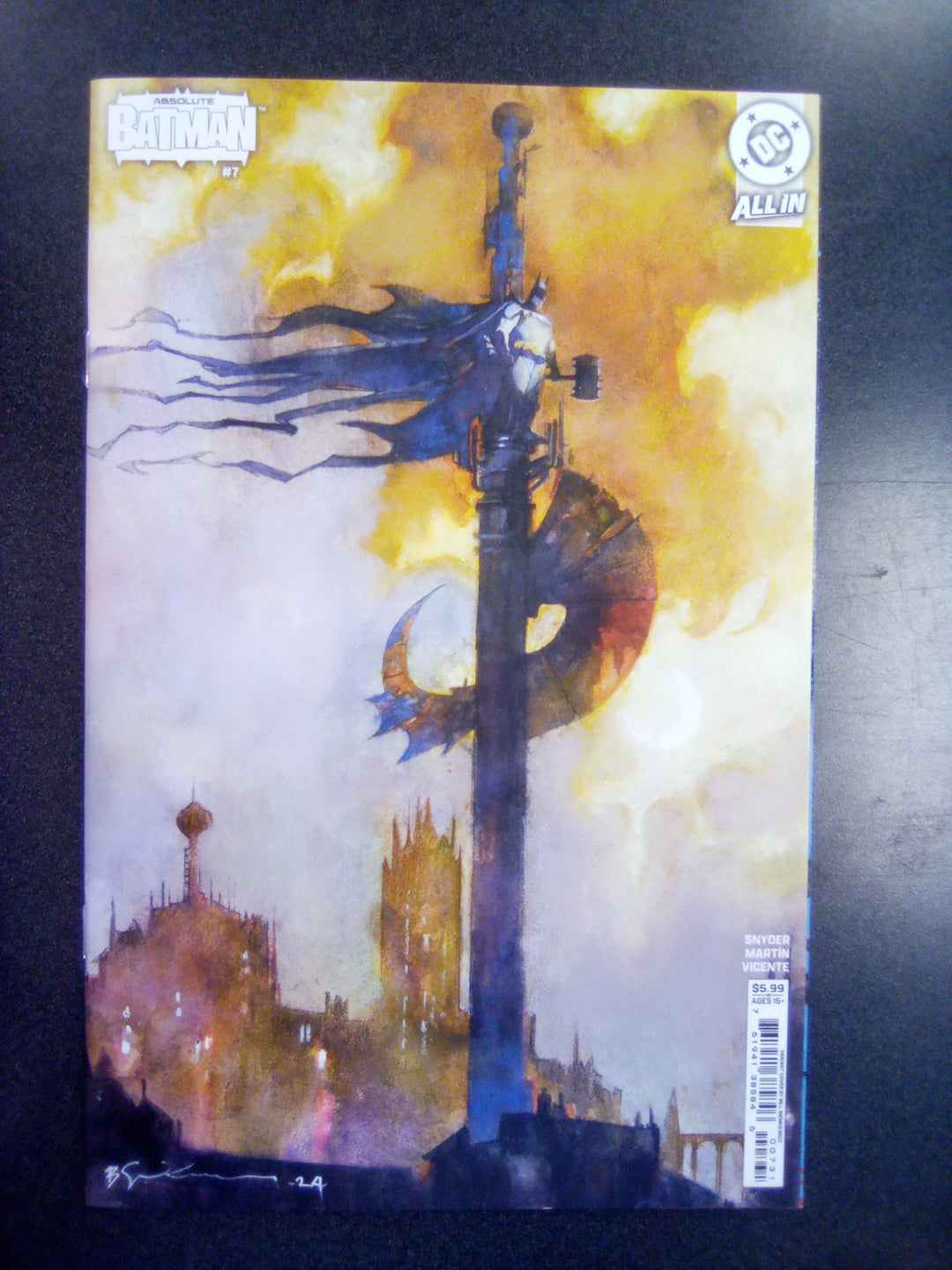 Absolute Batman #7 Cover C Bill Sienkiewicz Card Stock Variant