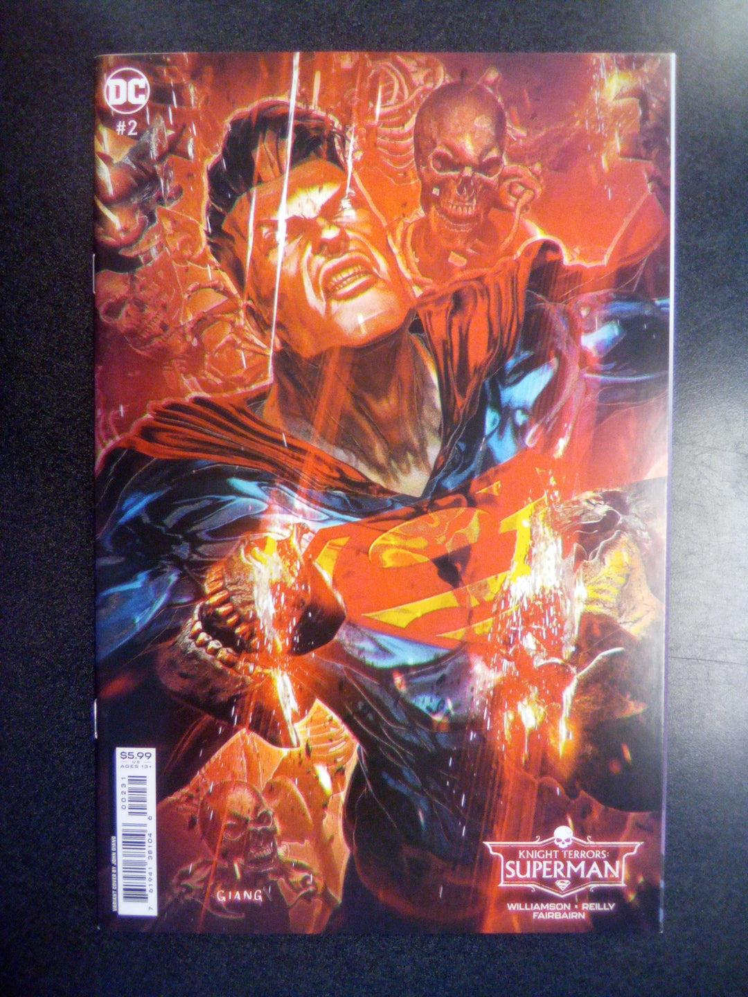 Knight Terrors Superman #2 (Of 2) Cover C John Giang Card Stock Variant