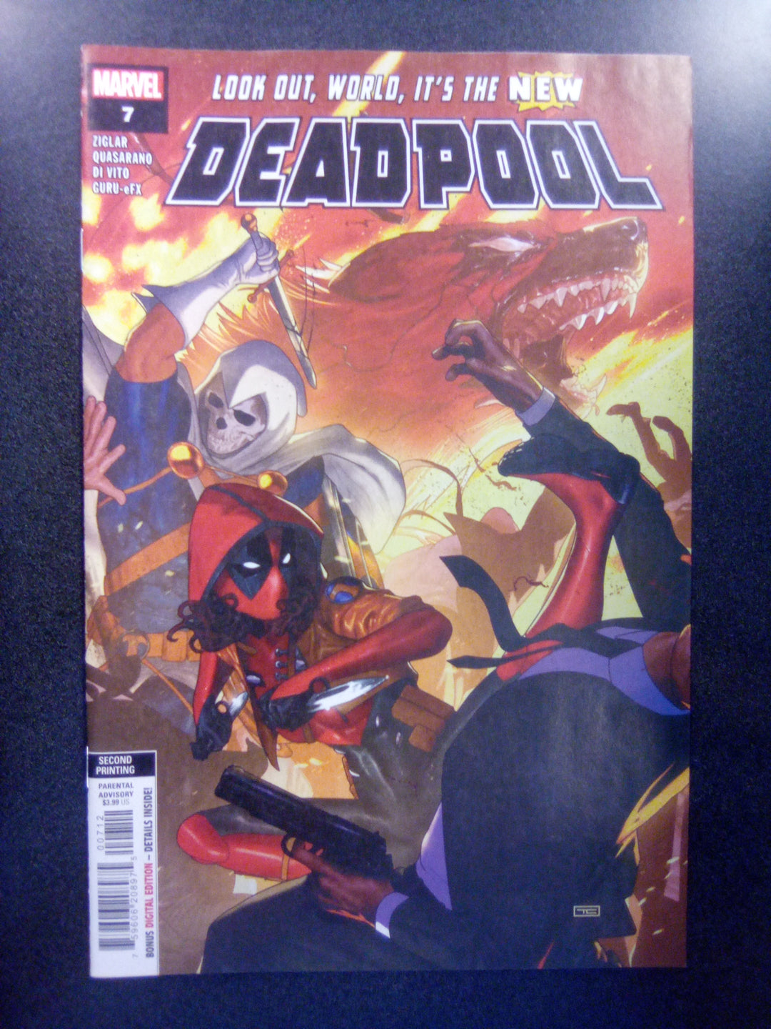 Deadpool #7 2nd Print Taurin Clarke Variant