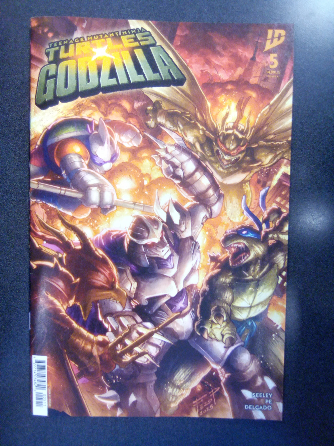 Teenage Mutant Ninja Turtles X Godzilla #5 Cover A (Pe)