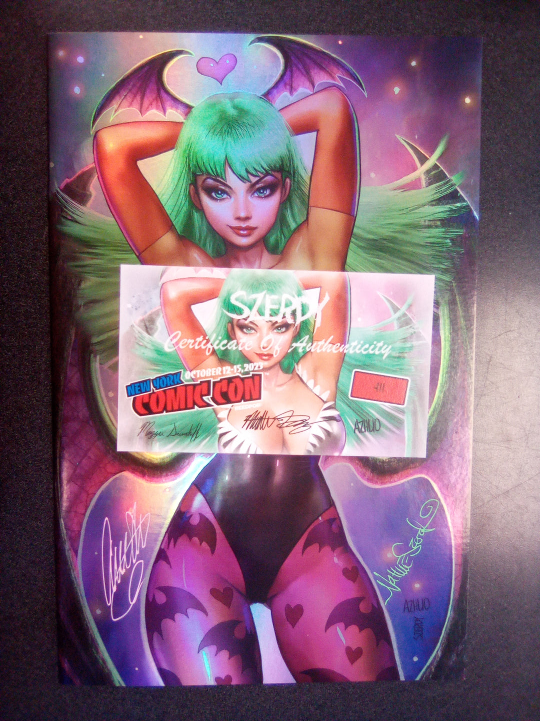 Zirty Girls #3 Morrigan Foil Virgin Variant Signed with CoA