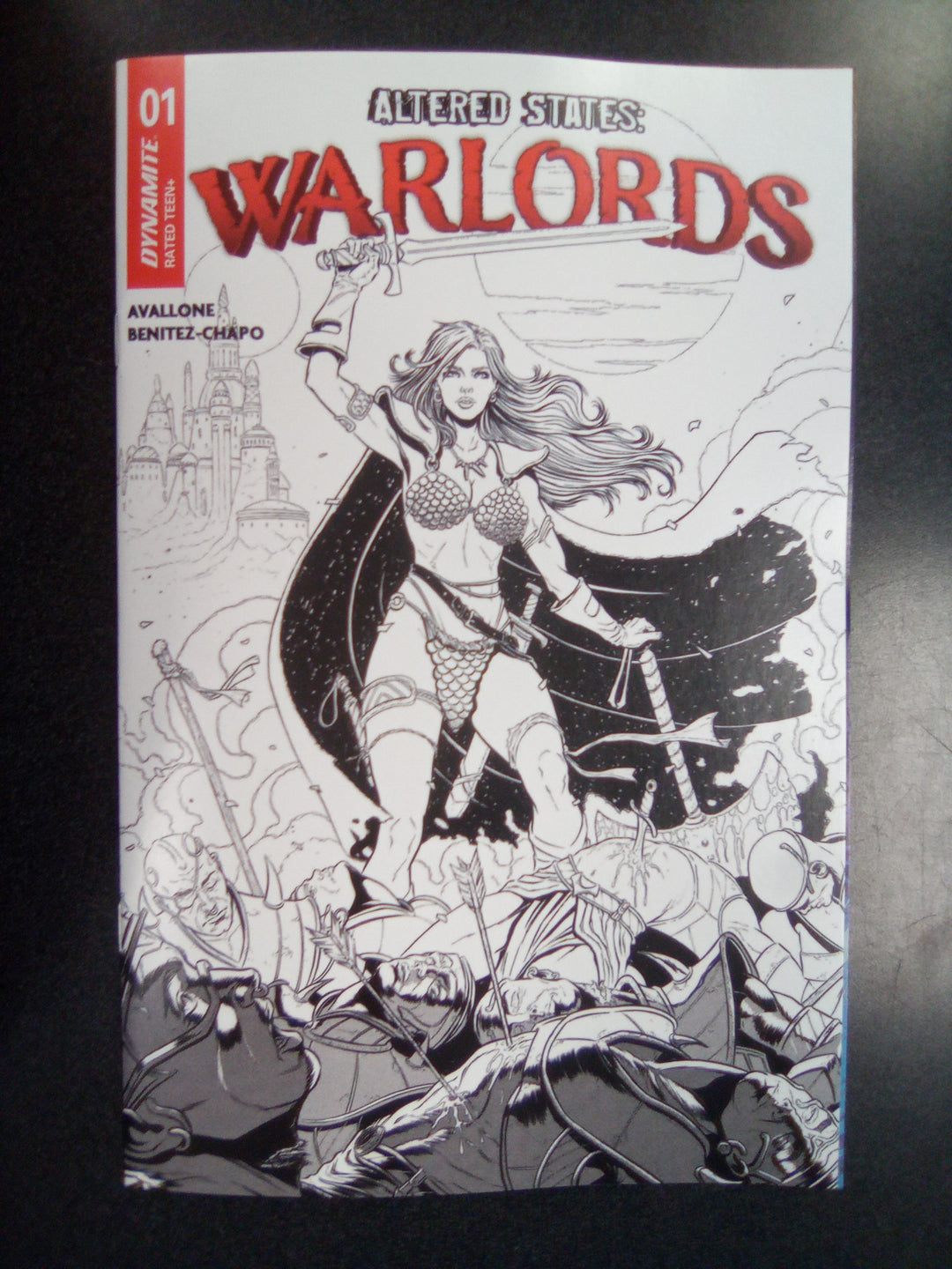 Altered States Warlords #1 Cover K Inc 1:15 Mariano Benitez Chapo Line Art Variant