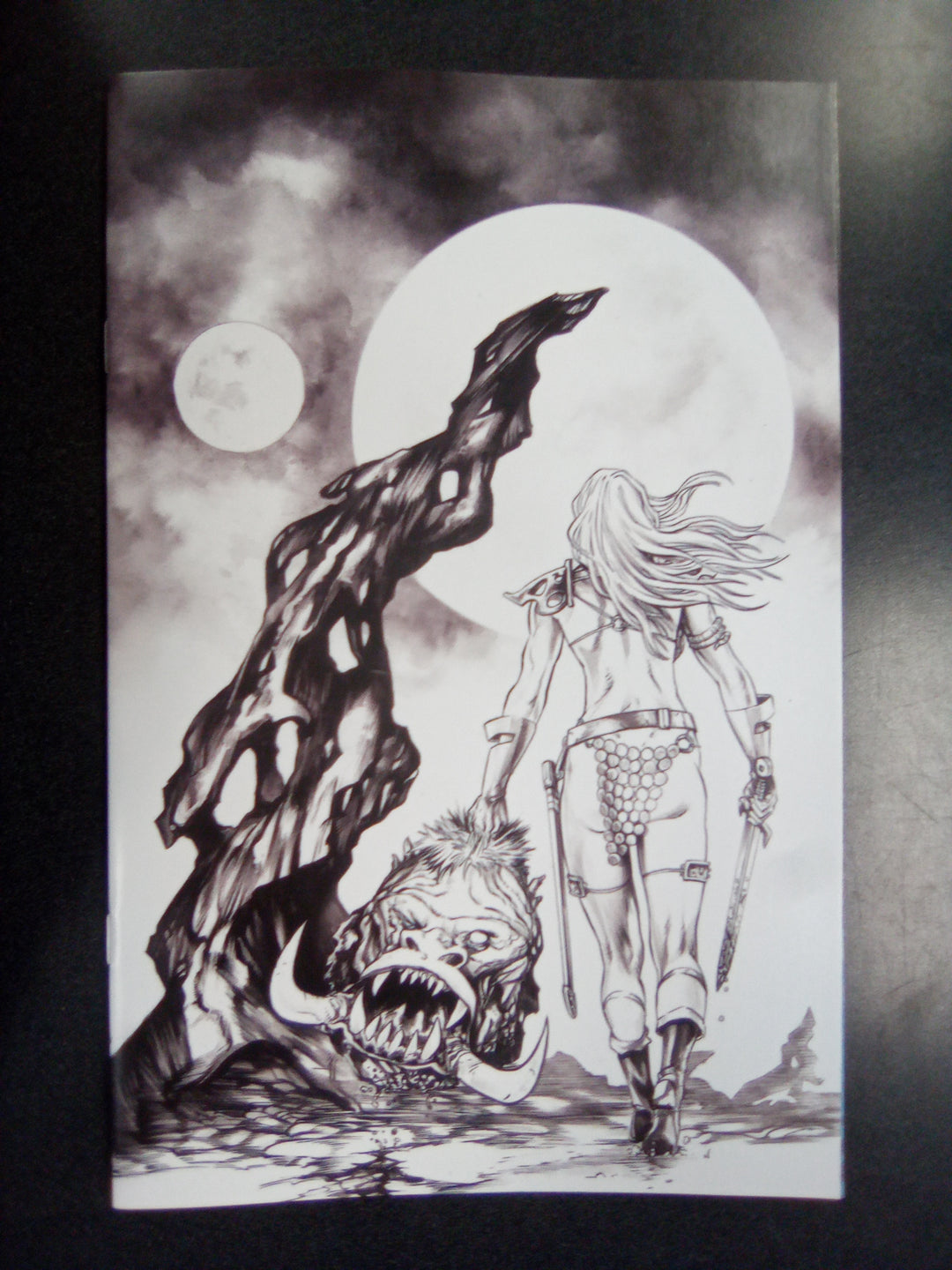 Altered States Warlords #1 Cover L Inc 1:15 Mike Rooth Line Art Full Art Variant