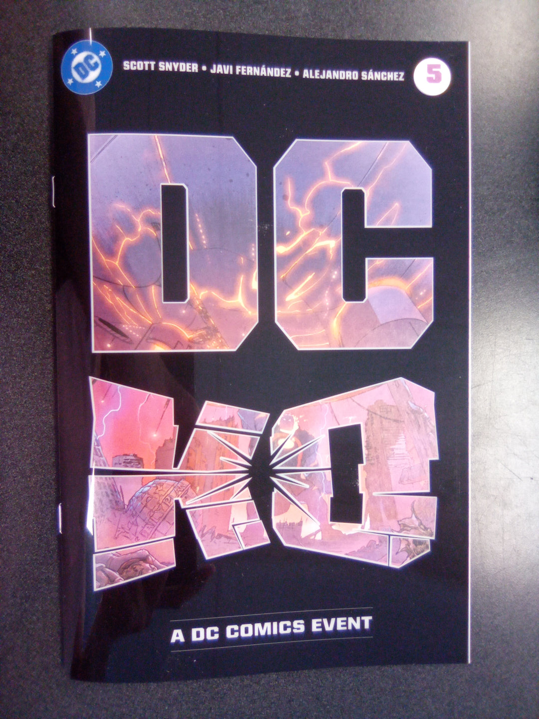 DC K.O. #5 Cover A Javier Fernandez Acetate