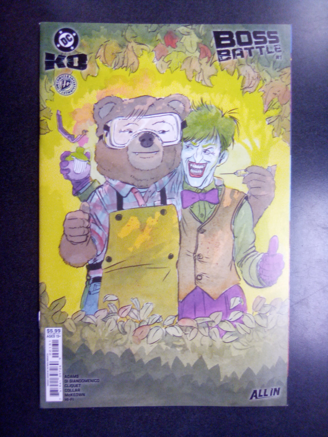 DC K.O. Boss Battle #1 (One Shot) Cover C Patrick Horvath Card Stock Variant