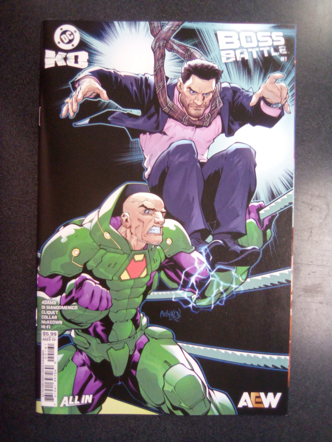 DC K.O. Boss Battle #1 (One Shot) Cover F Gleb Melnikov Aew Card Stock Variant