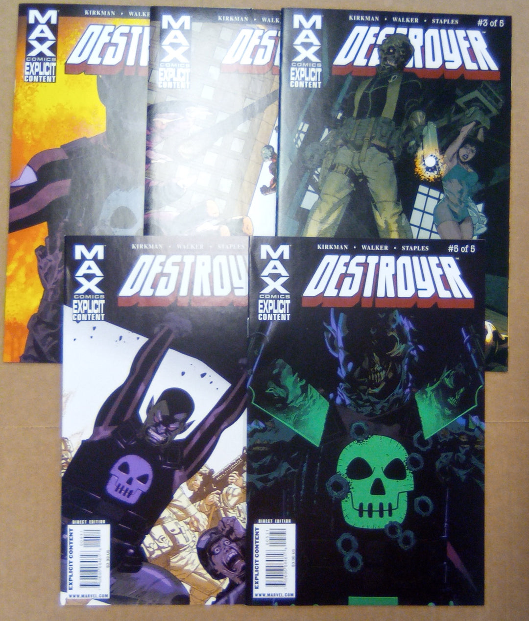 Destroyer (MAX, 2009) #1 - 5 Complete Series Set