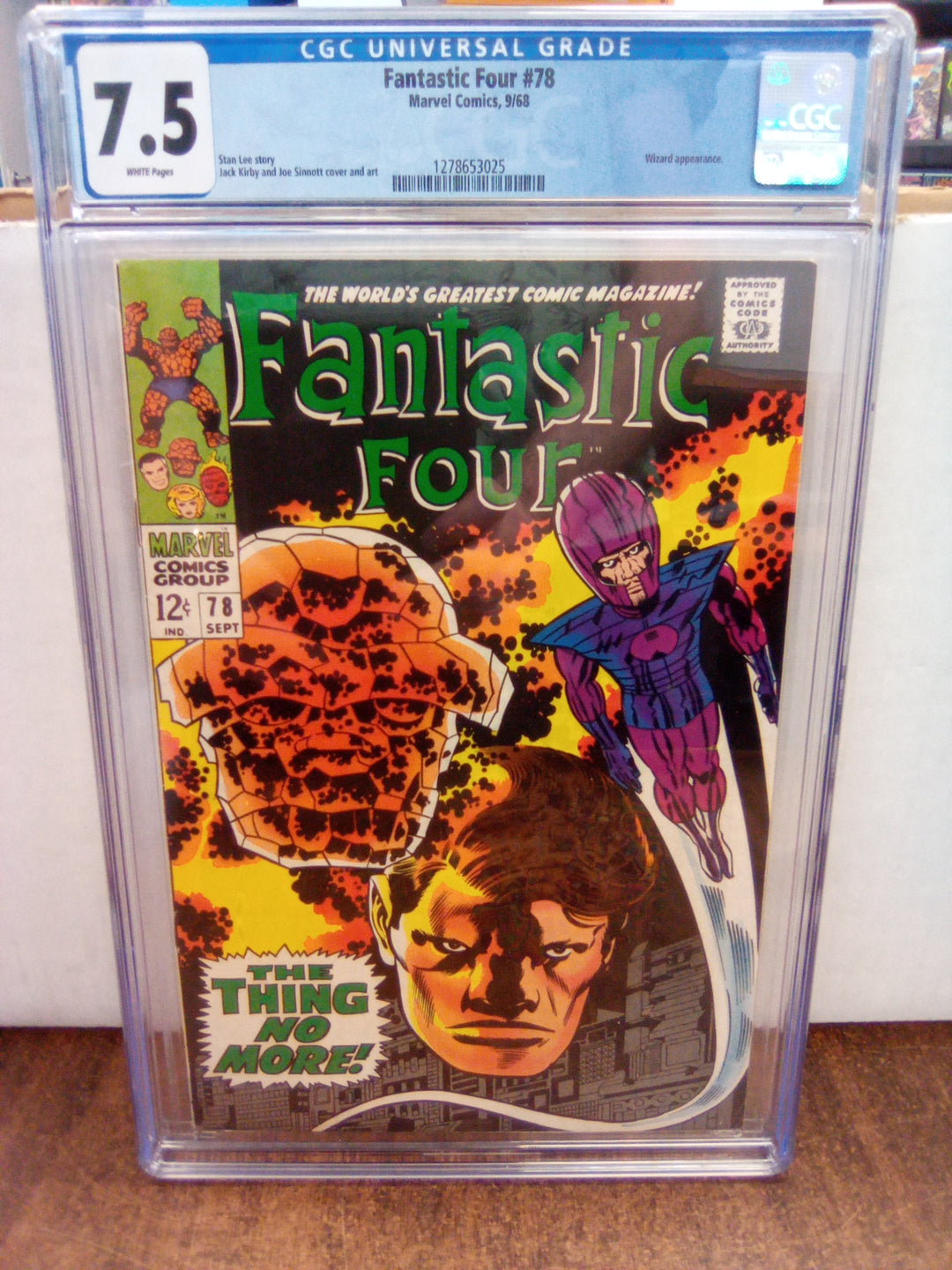 Fantastic Four #78 CGC 7.5