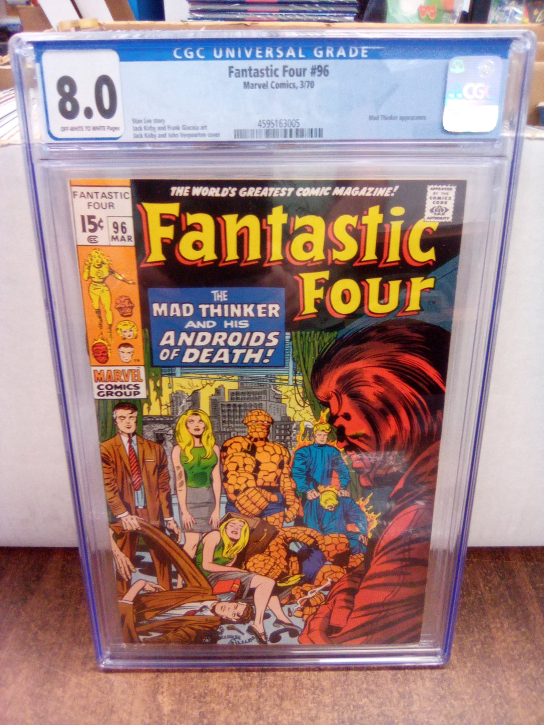 Fantastic Four #96 CGC 8.0