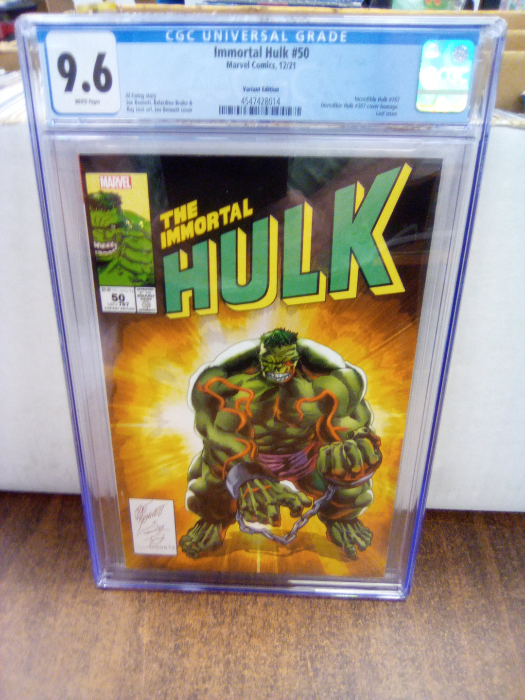 Immortal Hulk #50 (2021) Joe Bennett Variant CGC 9.6