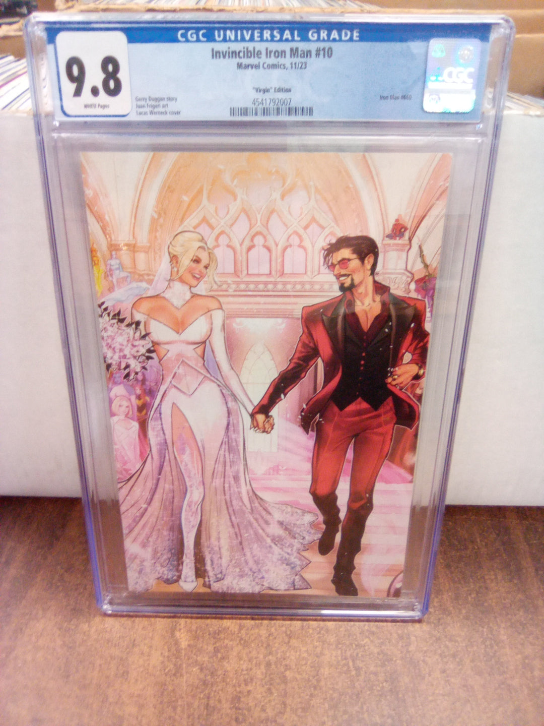 Invincible Iron Man #10 (2023) Werneck Virgin Variant CGC 9.8