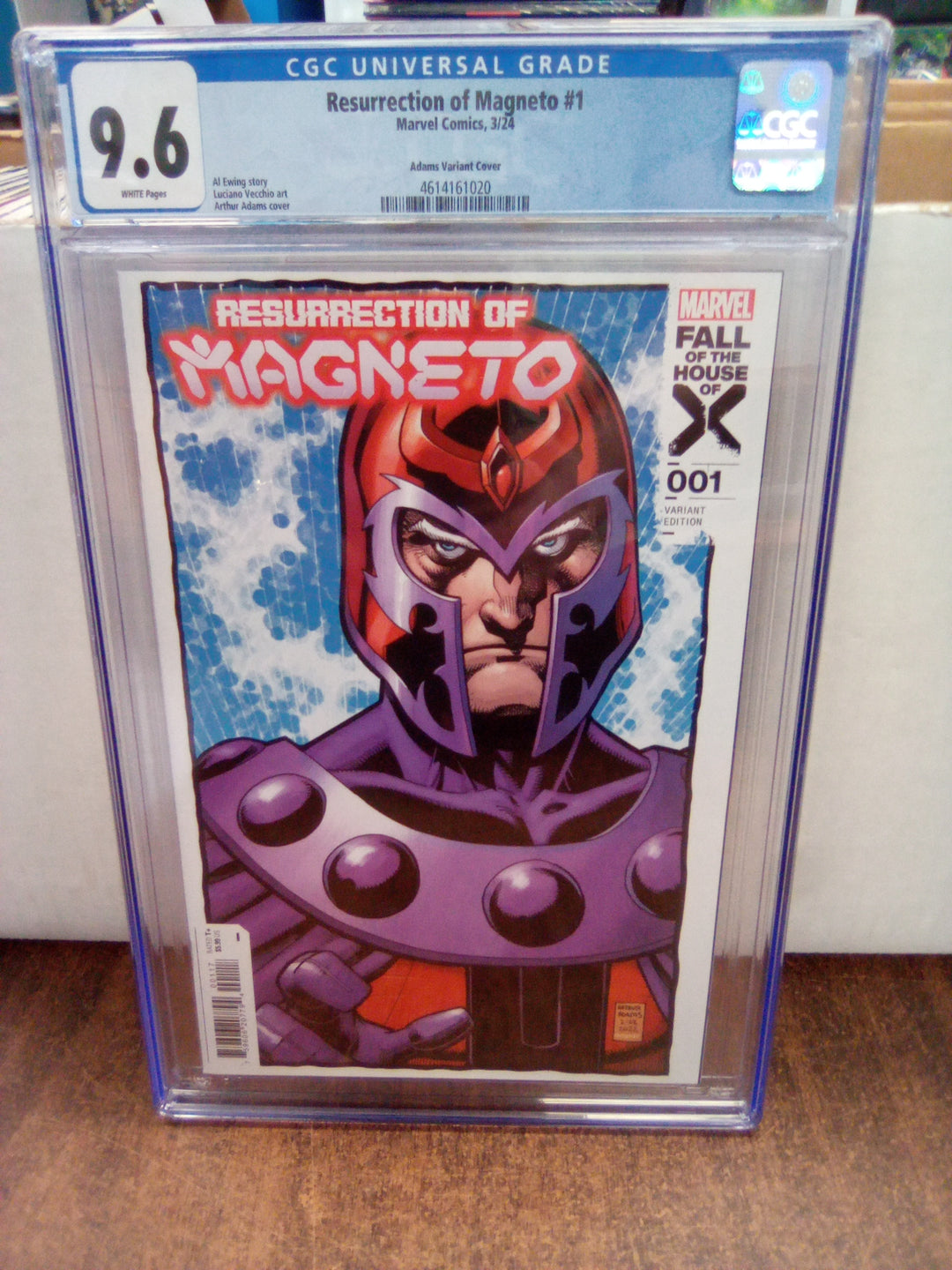 Resurrection of Magneto #1 Arthur Adams Variant CGC 9.6
