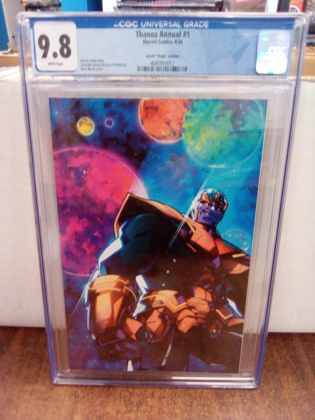 Thanos Annual #1 (2024) Besch Virgin Variant CGC 9.8