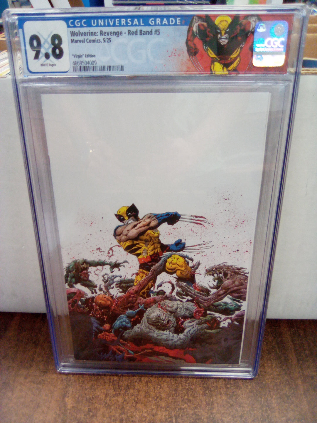 Wolverine: Revenge Red Band #5 Virgin Variant CGC 9.8