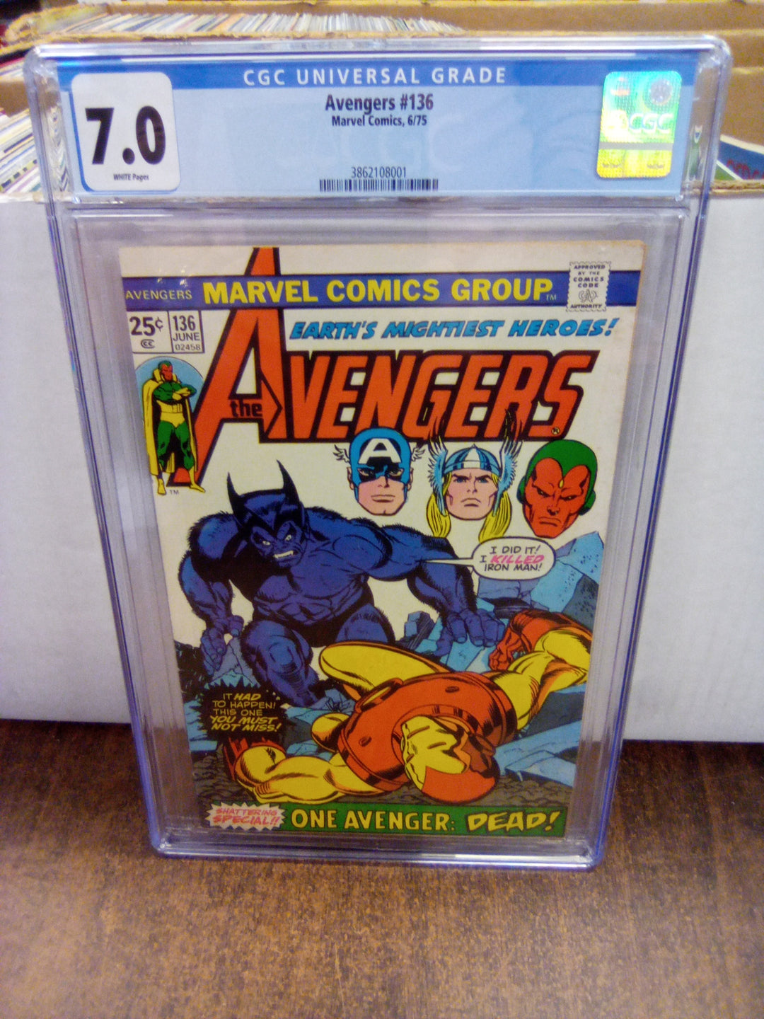 Avengers #136 (1975) CGC 7.0
