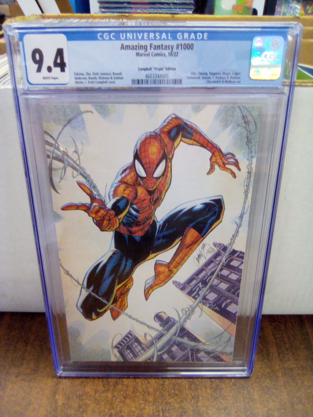 Amazing Fantasy #1000 (2022) Campbell Virgin Variant CGC 9.4