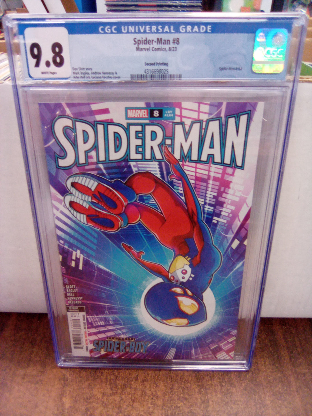 Spider-Man #8 (2023) Second Print CGC 9.8