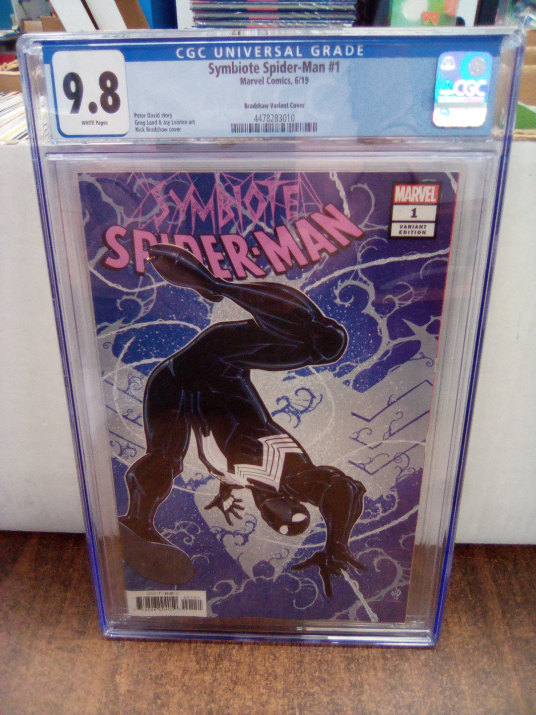 Symbiote Spider-Man #1 (2019) Bradshaw Variant CGC 9.8