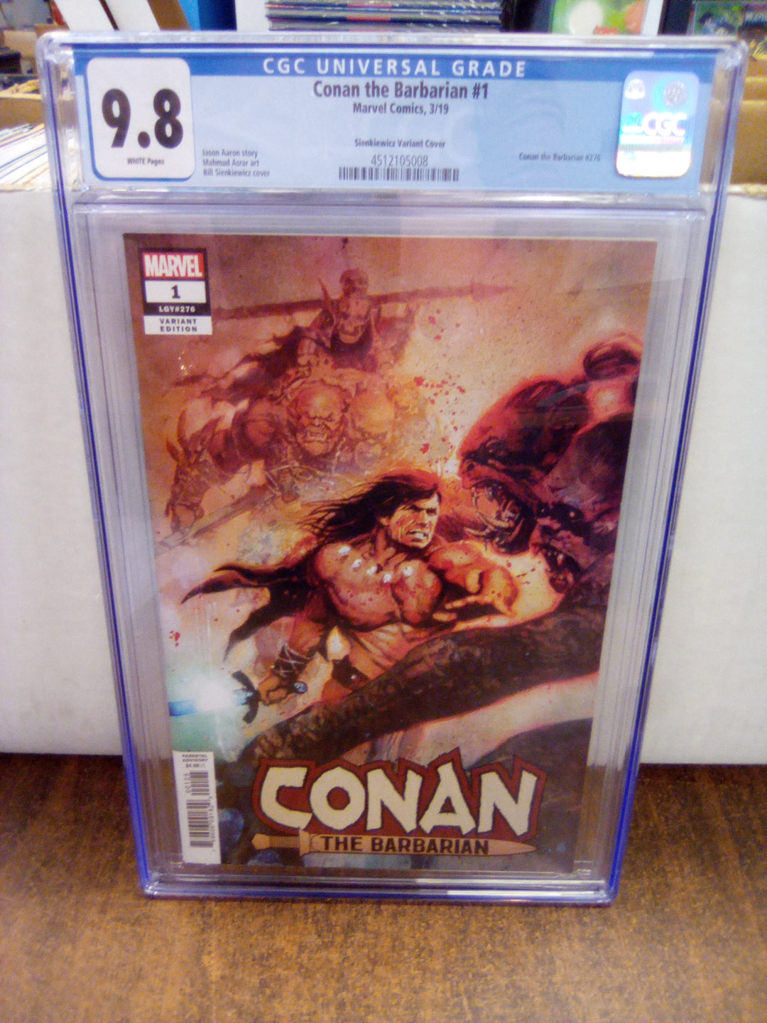 Conan the Barbarian #1 (2019) Sienkiewicz Variant CGC 9.8