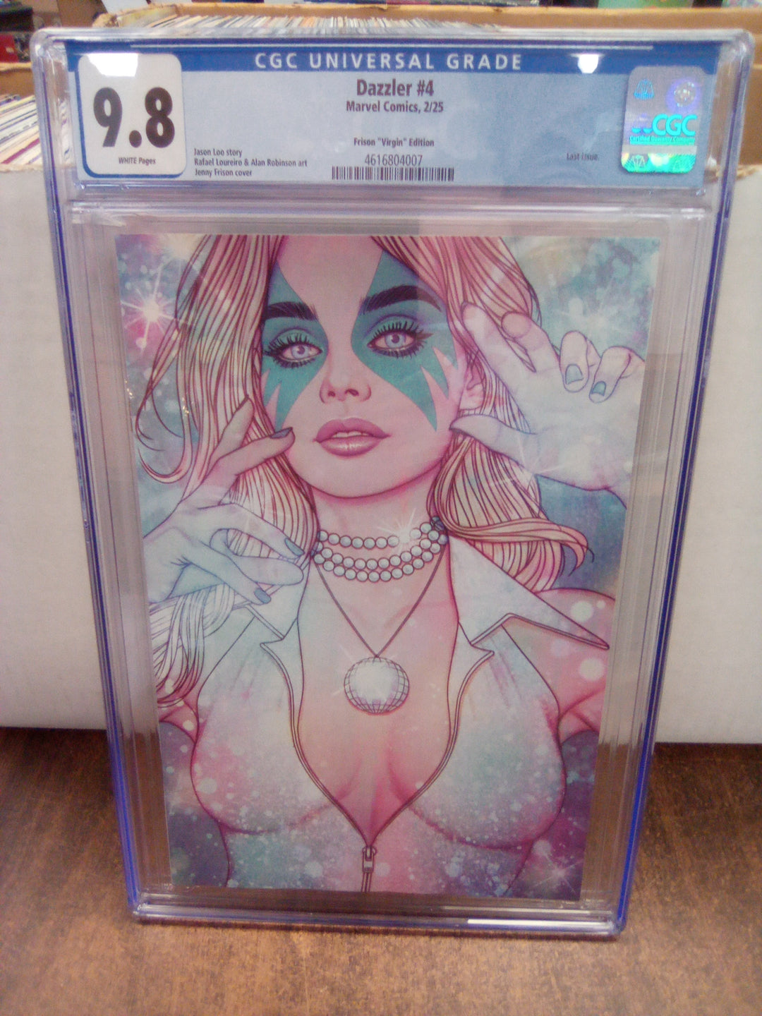 Dazzler #4 (2025) Frison Virgin Variant CGC 9.8