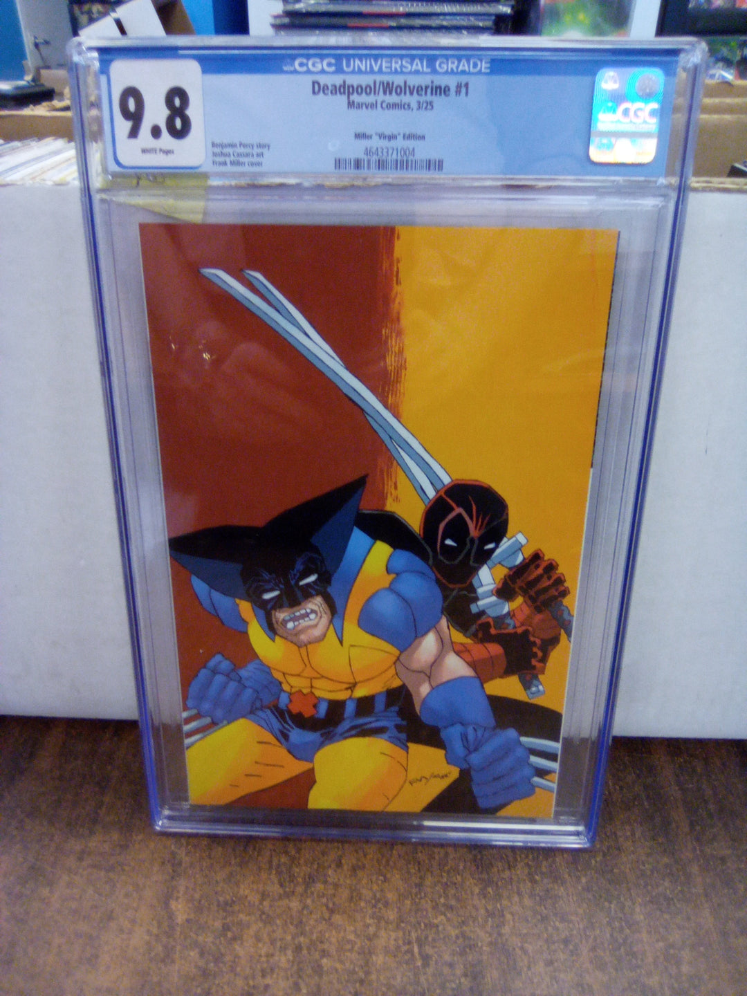 Deadpool/Wolverine #1 (2025) Frank Miller Virgin Variant CGC 9.8