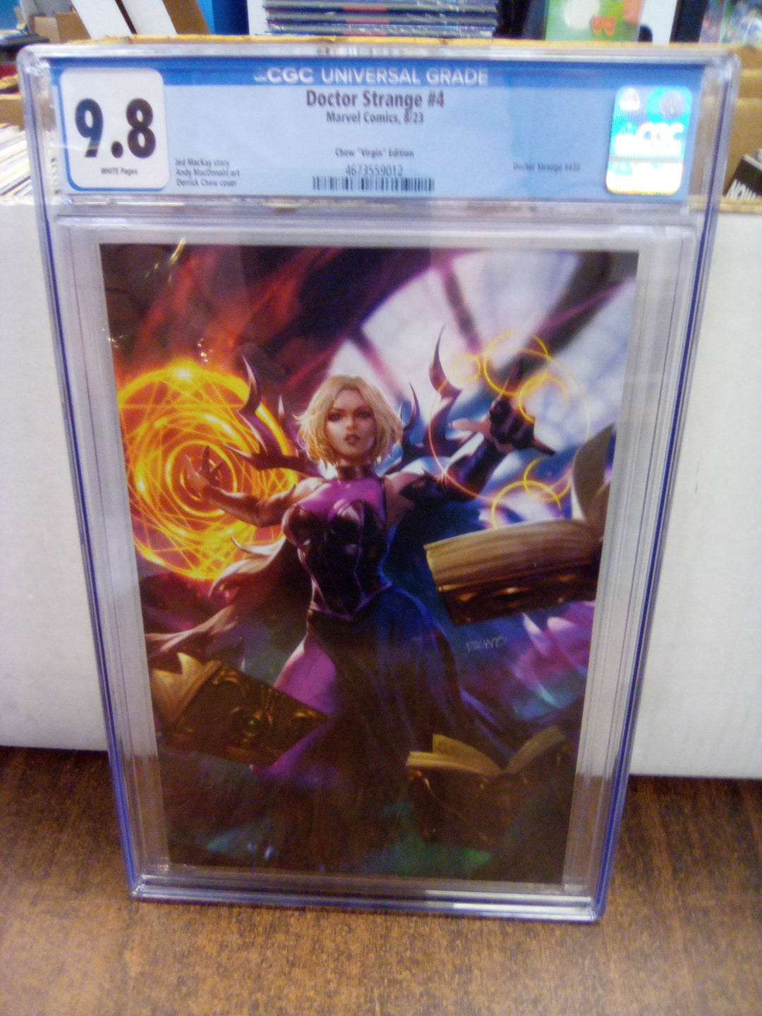 Doctor Strange #4 (2023) Chew Virgin Variant CGC 9.8