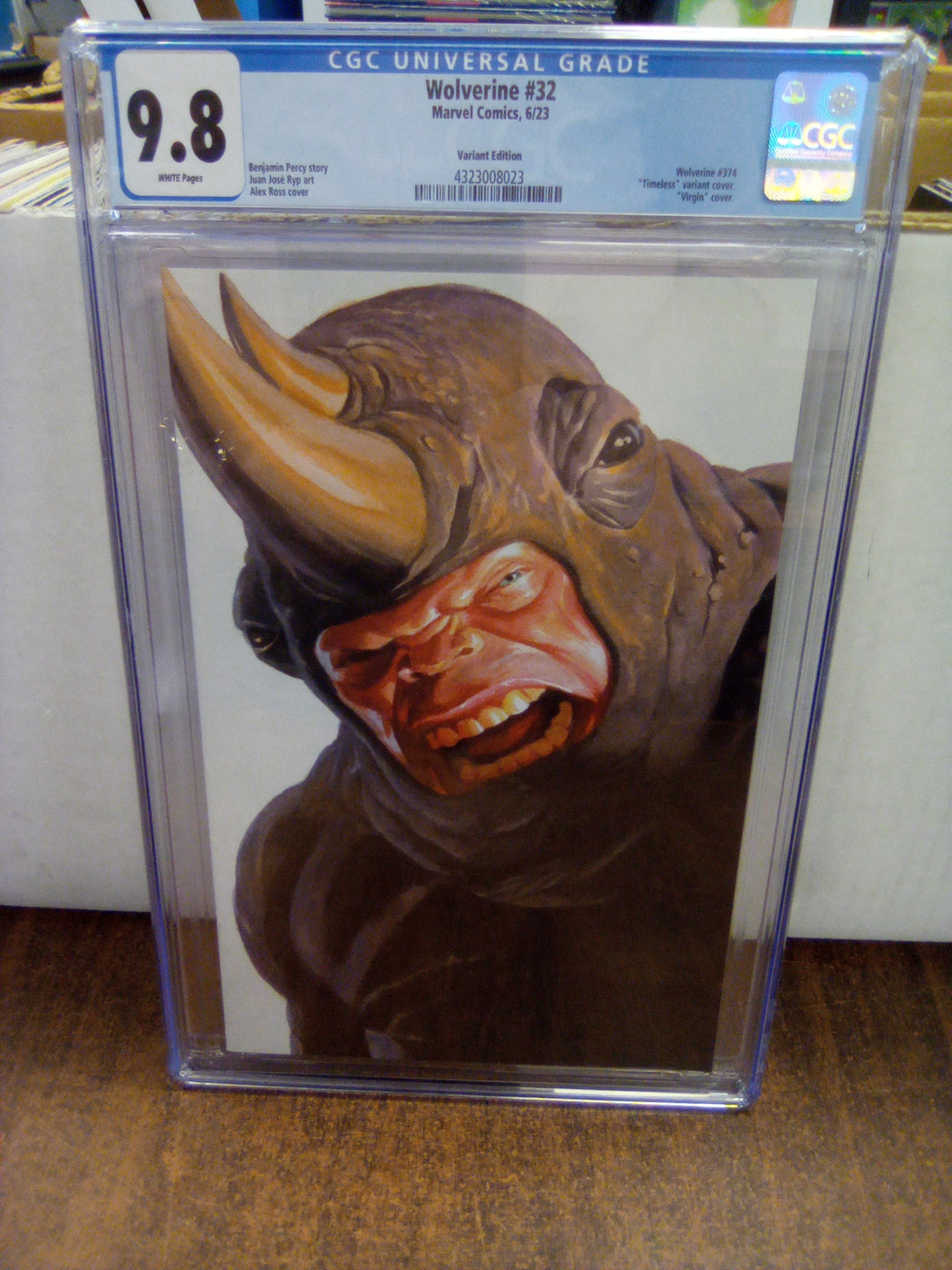 Wolverine #32 (2023) Alex Ross Timeless Variant CGC 9.8