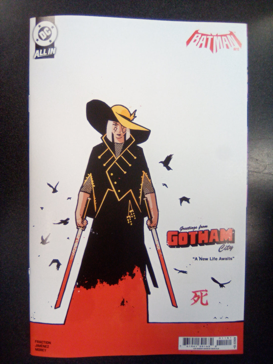 Batman #11 Cover G 1:25 David Aja Variant