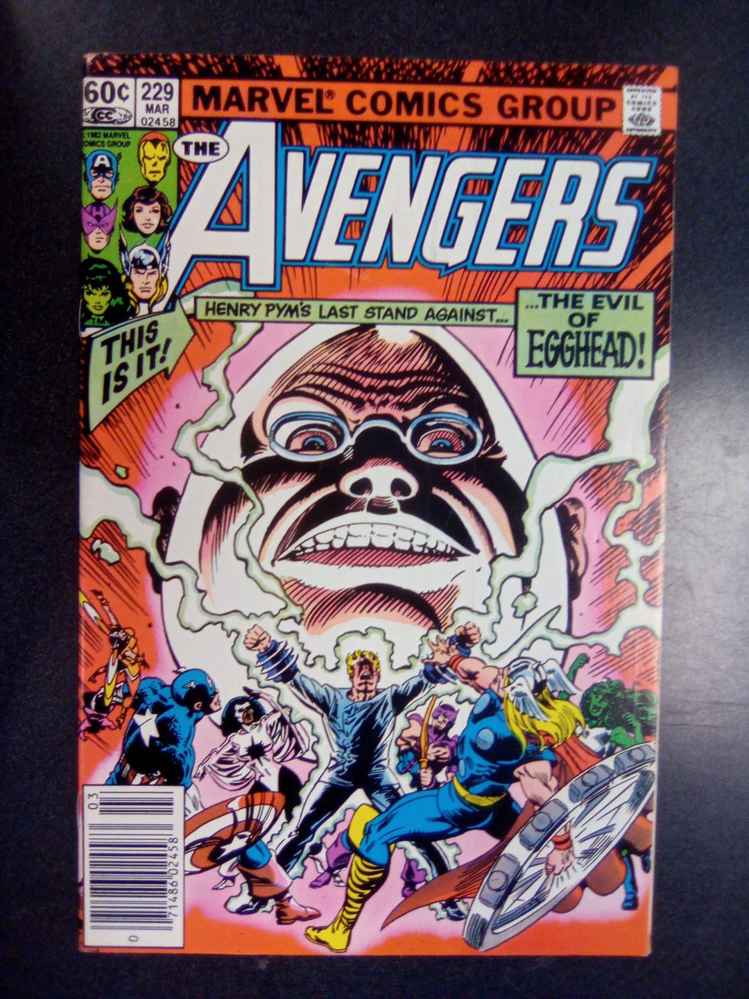 Avengers #229 (1982, Newsstand) VF/NM