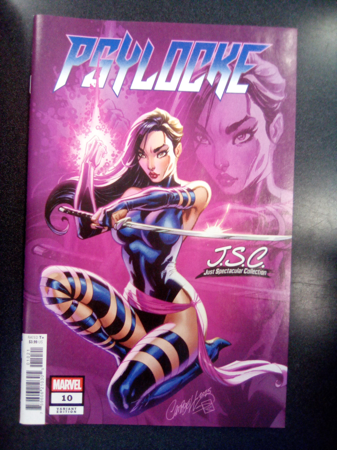 Psylocke #10 J. Scott Campbell Just Spectacular Collection Variant