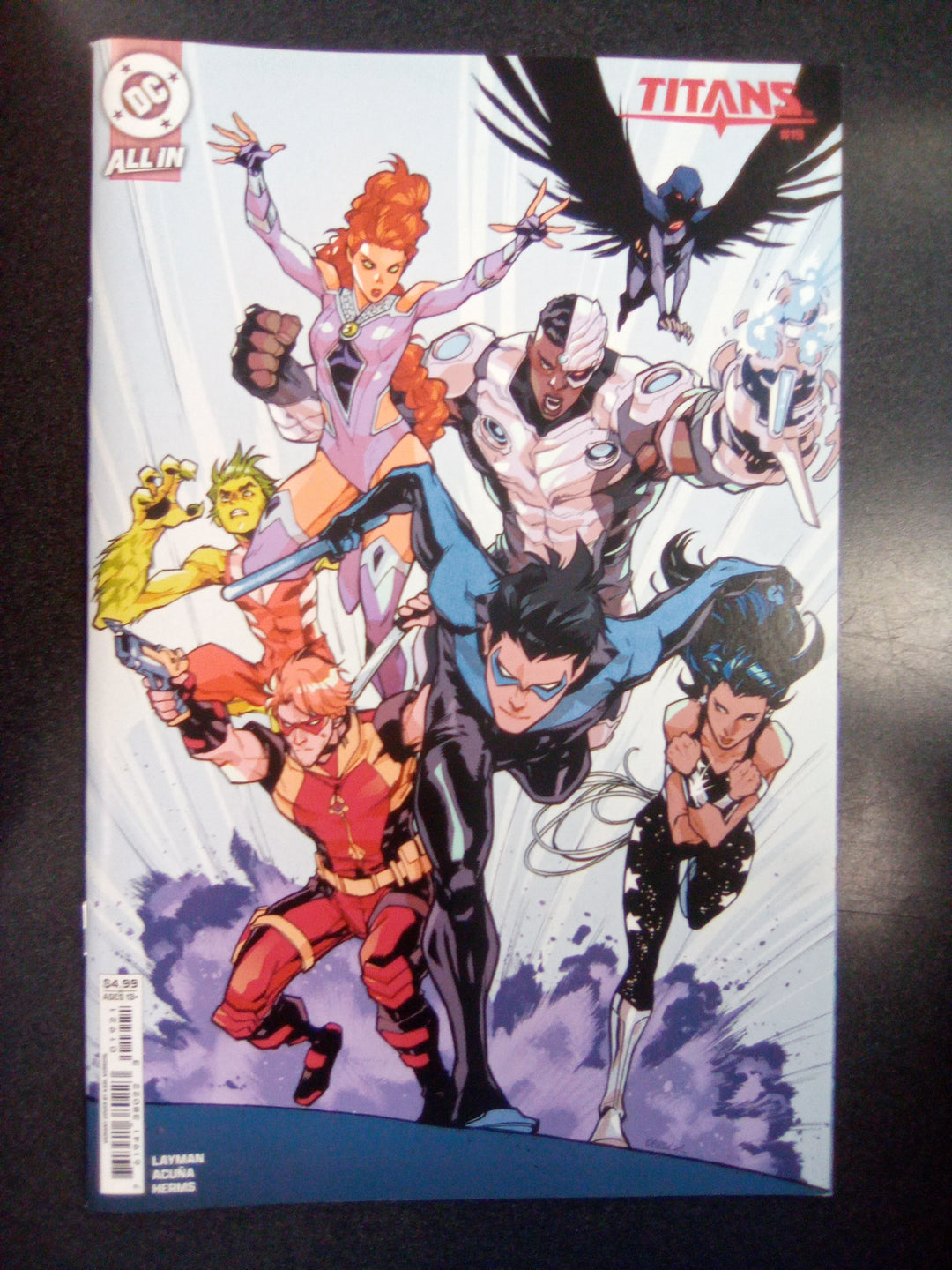 Titans #19 Cover B Karl Kerschl Card Stock Variant