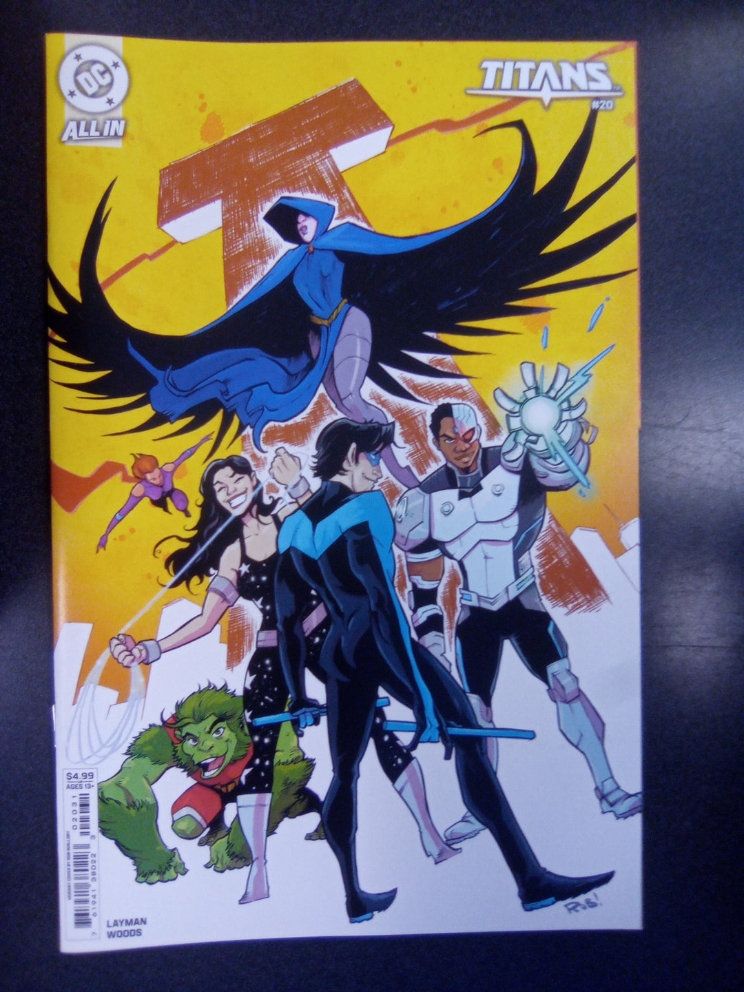 Titans #20 Cover C Rob Guillory Card Stock Variant