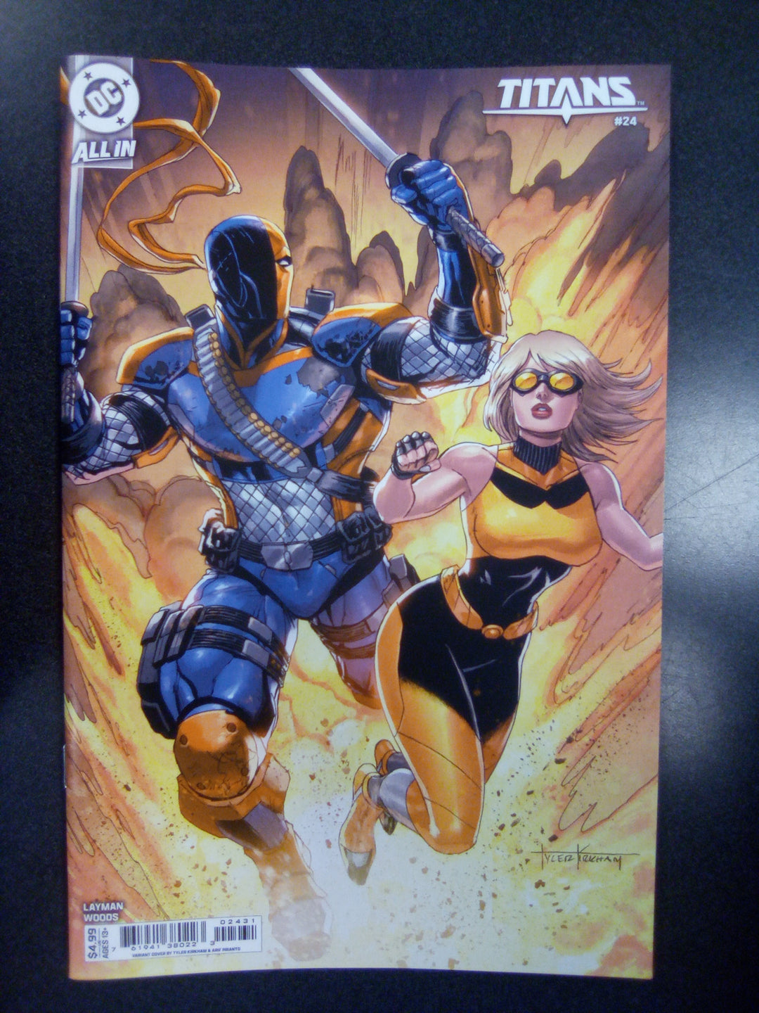 Titans #24 Cover C Tyler Kirkham Card Stock Variant