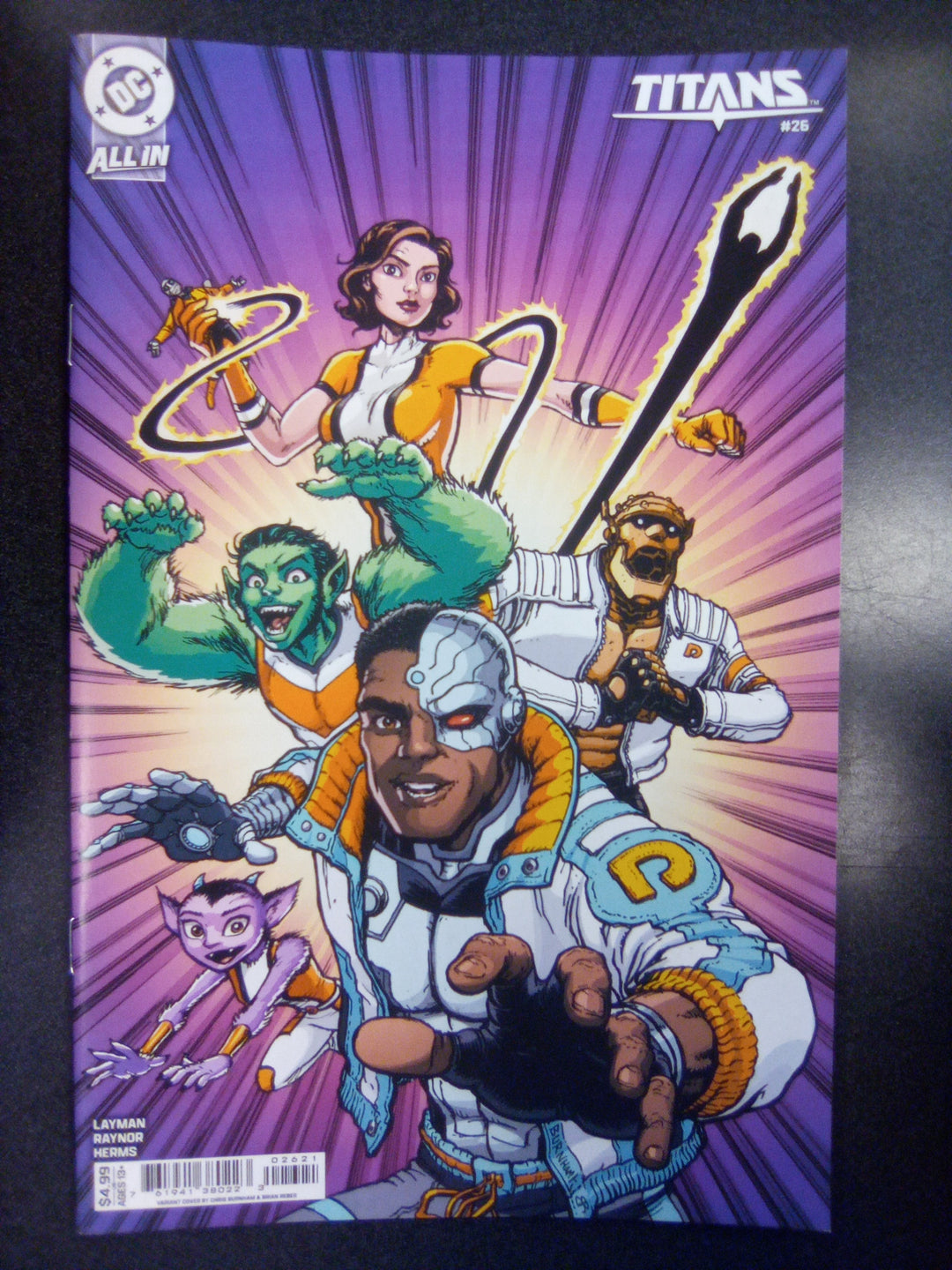Titans #26 Cover B Chris Burnham Variant