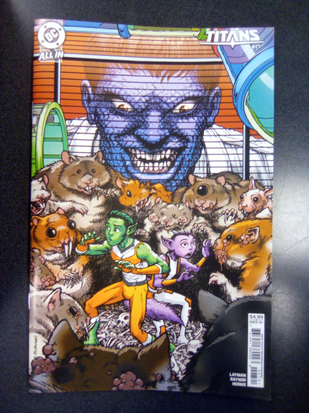 Titans #27 Cover B Chris Burnham Card Stock Variant