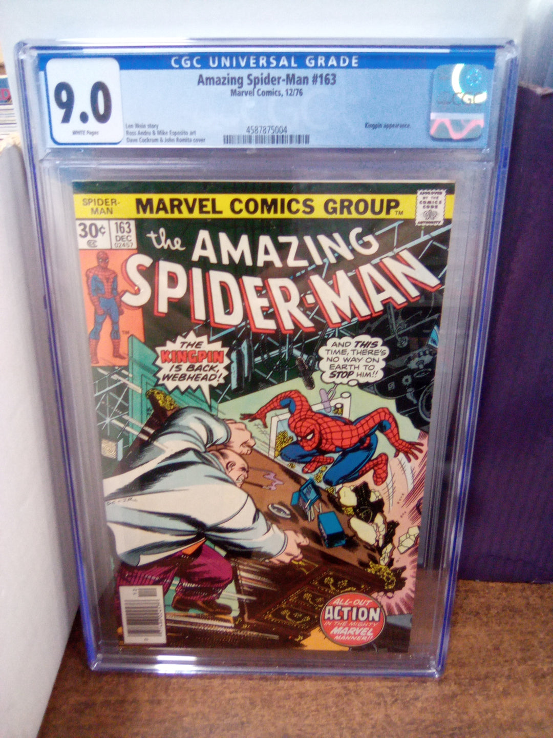 Amazing Spider-Man #163 (1976) CGC 9.0