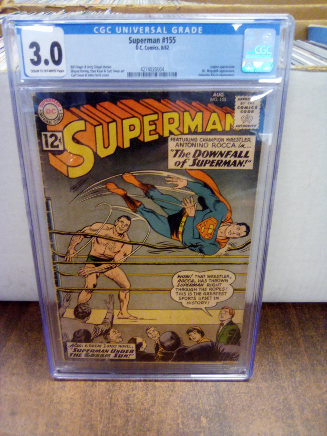 Superman #155 (1962) CGC 3.0