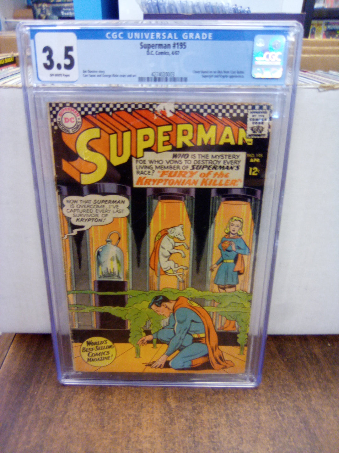 Superman #195 (1967) CGC 3.5