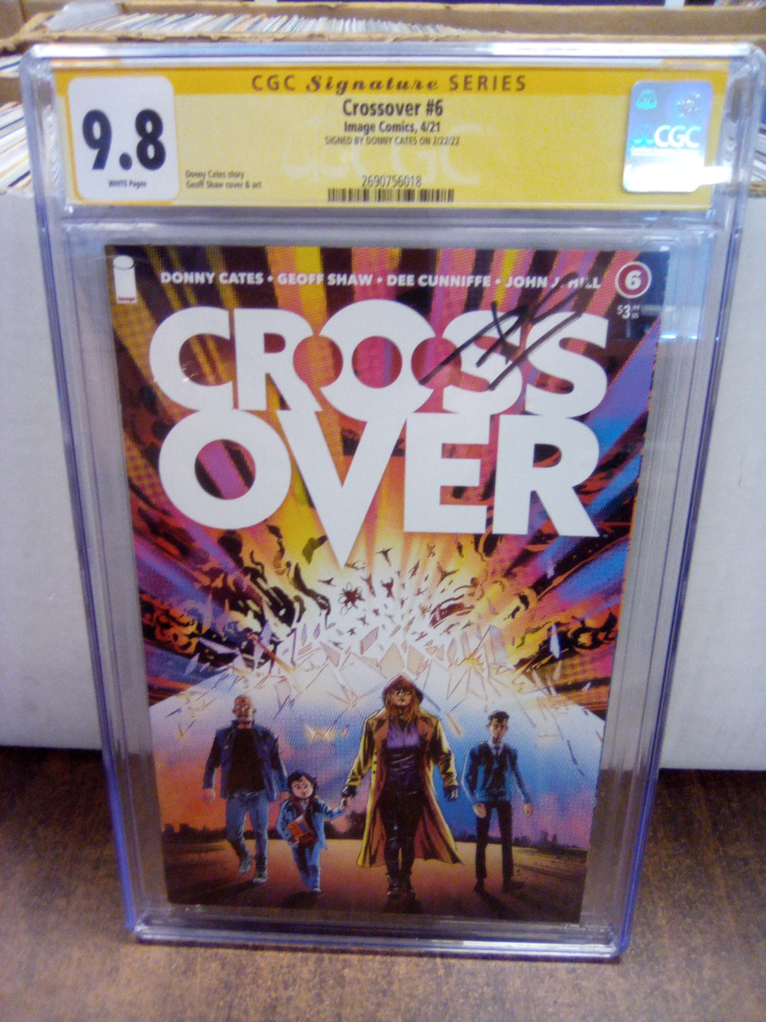 Crossover #6 CGC 9.8 Signed by Donny Cates
